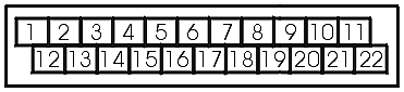 22 pin connector pin out
